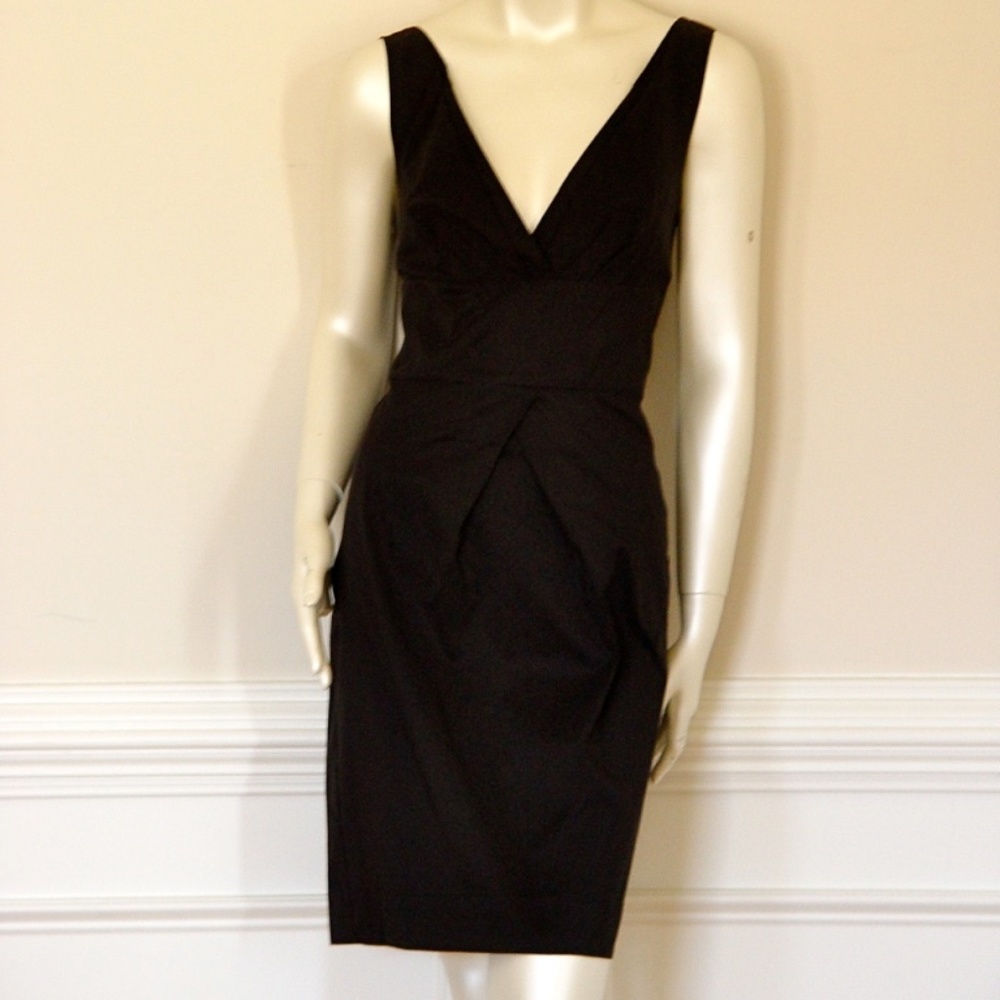 DIANE von FURSTENBERG FAWN BLACK DRESS - US 12